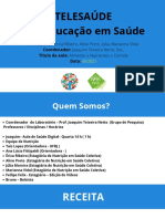 Telesaúde Teleeducação em Saúde