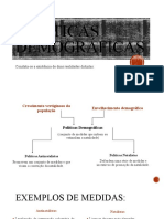 Políticas Demográficas