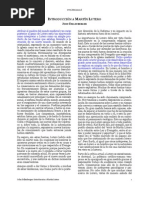 Introduccion a Martin Lutero