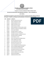 LVIII Concurso Ministério Público MG lista inscrições preliminares deferidas prova preambular