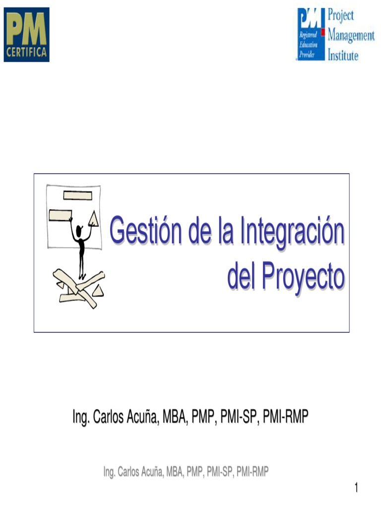 Gestión de la Integración del Proyecto | PDF | Planificación