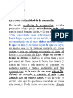 El Fruto y La Finalidad de La Comunión. Libro de Cielo