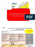 Informe General Descriptivo de Logro de La Competencia Priorizadas Con Relacion Al Estandar de Aprendizaje Por Edad y Por Area