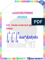 calculo 2 integrales triples