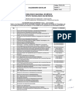 Calendario Enero Junio 2021