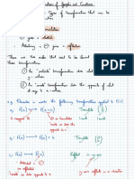 Transformations of Graphs and Functions Lesson Notes