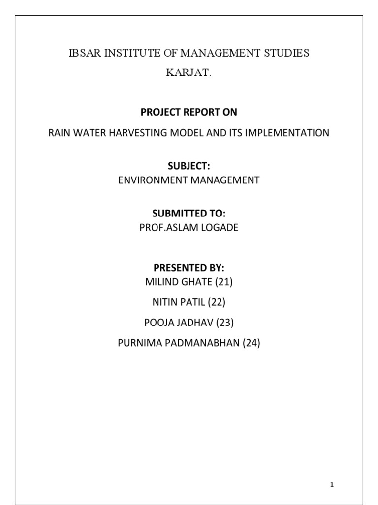 Rain water harvesting essay 200 words picture
