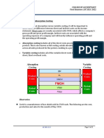 Variable and Absorption Costing