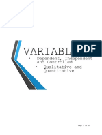 Variables