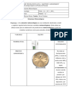 Tisalema, K, Instrumentos de Estacion Meteorologica