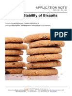 Oxidation Stability of Biscuits: Application Note