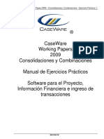 CaseWare Working Papers Consolidaciones 2009 Manual de Ejercicios Prácticos