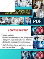 Forensic Chemistry and Its Applications