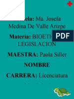 Antecedentes y Definiciones de Bioética