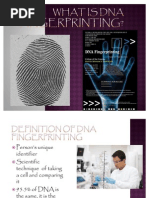Download DNA Fingerprinting Project by JD Leonard SN52678046 doc pdf