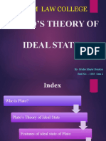 Plato's Theory of the Ideal State