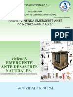 Arquitectura Emergente Ante Desastres Naturales Entrega