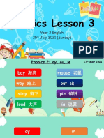 Phonics Lesson 3 (Oy, Ir, Ue, Aw)