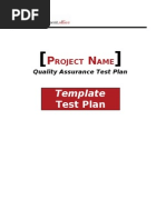 Template Test Plan