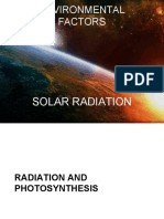 SOLAR RADIATION AND PHOTOSYNTHESIS