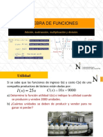 S6 - PPT - Algebra de Funciones