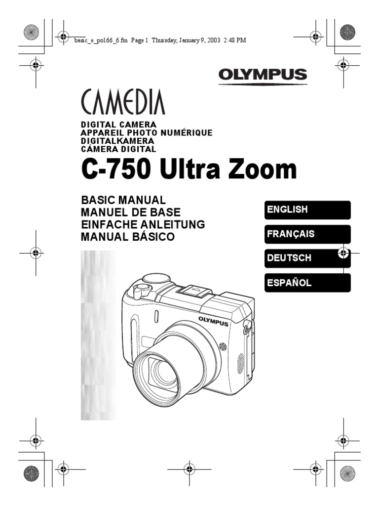 Manual Olympus C750 Download Free PDF Flash (Photography) Camera