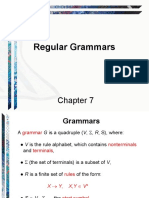 Regular Grammars and Regular Languages