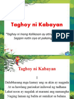 Aralin 14 Taghoy Ni Kabayan