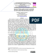 Edu - An Analysis of Students Difficulties in Listening Comprehension A Descriptive Study at English Language and Literature Department Fbs Unp