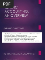 Overview of Islamic Accounting