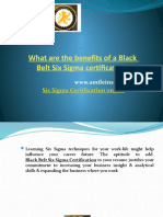 What Are The Benefits of A Black Belt Six Sigma Certification - Amile Institute