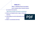 Tarea #1 Evolucion y Gestion Actual de Las Ventas.