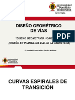 2 - Diseño Geométrico Horizontal - Curvas Espirales