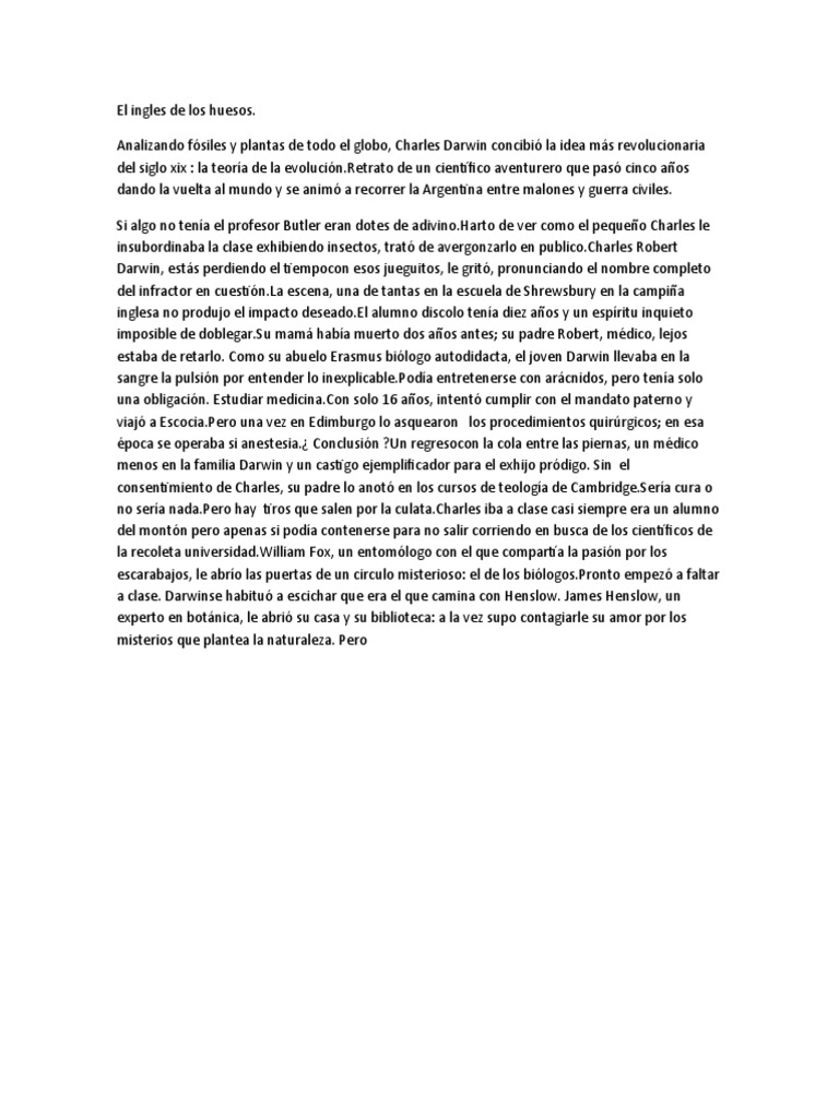 El Ingles de Los Huesos PDF