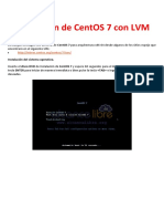 Sesion 10b - Instalación de CentOS 7 Con LVM (Lectura 9)