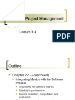 Software Project Management Metrics Program