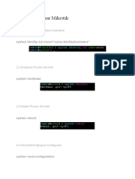 40 Perintah Dasar Mikrotik