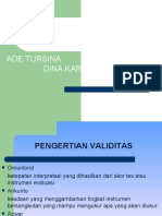 Konsep Validitas Dan Reliabilitas