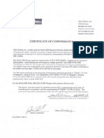 38496-Certificate of Conformance Sn. D11043