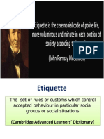 Business Etiquette Part 1