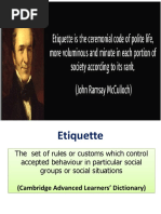 Business Etiquette Part 1