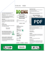 Etiqueta Biocinn X 20 L-L&M Servicios Agrícolas Integrales-Mayo 2020