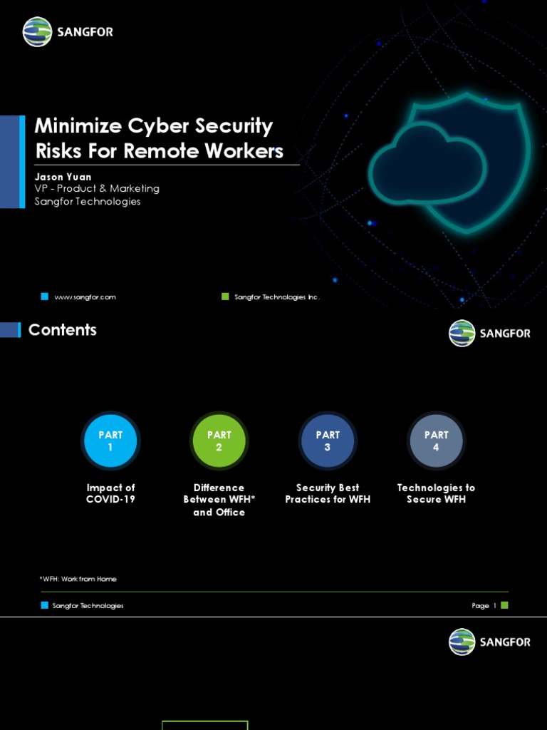 Secure Remote Work Cybersecurity Guide | PDF | Security | Computer Security