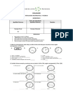 Prueba Matematica 4° Básico