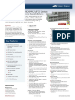 Allied Telesis Centrecom gs900mx MPX Datasheet