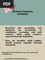 Separate Financial Statement