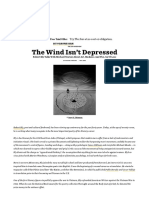 The Wind Isn’t Depressed - The Sun Magazine