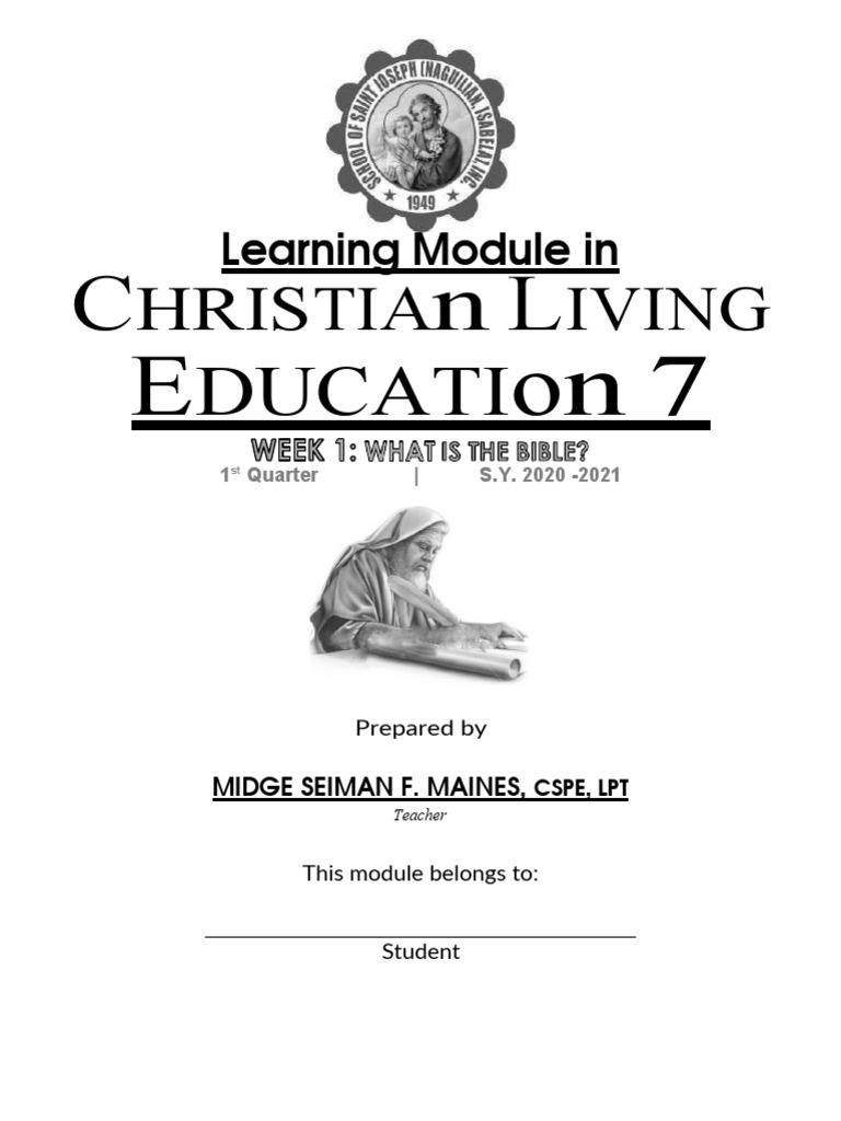 Introduction to Christian Living 7 | PDF | Revelation | Bible