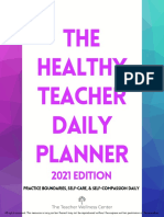 THE Healthy Teacher Daily Planner: 2021 EDITION