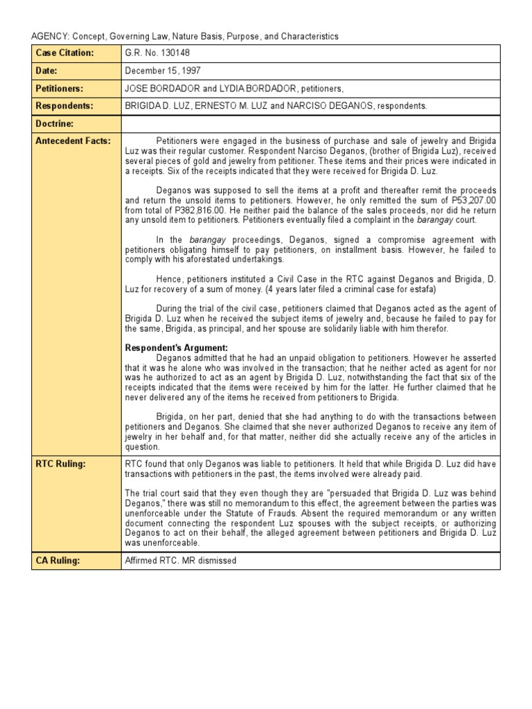 Case Citation Date Petitioners Respondents Doctrine Antecedent